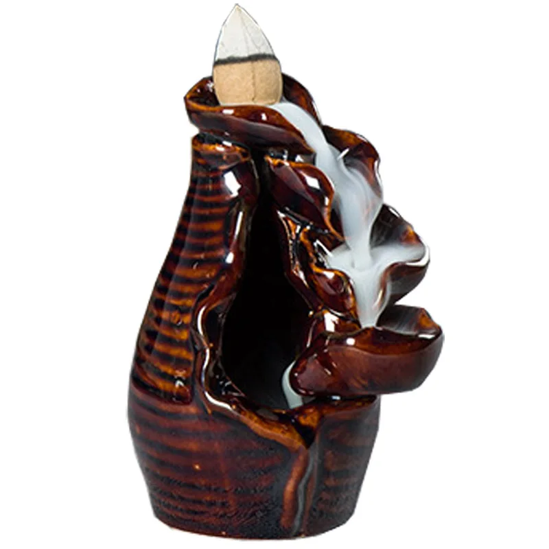 100 шт. задний фонарь для благовония или горелка керамическая курильница буддизм