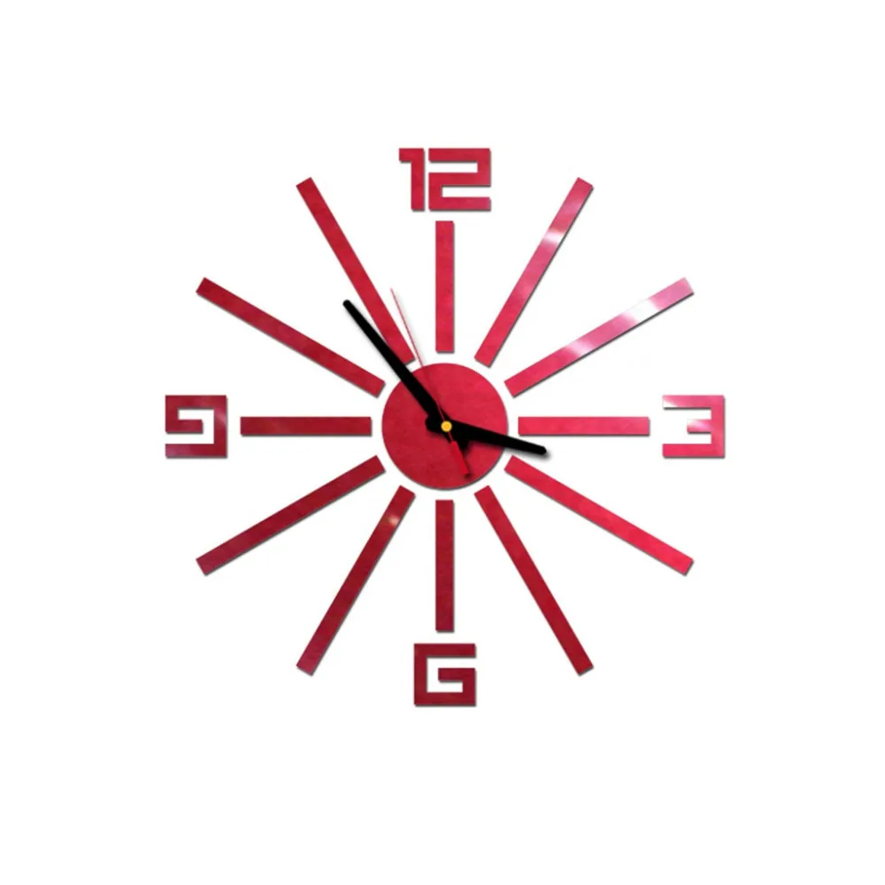 Настенные часы современный дизайн водонепроницаемые 3d настенные для гостиной