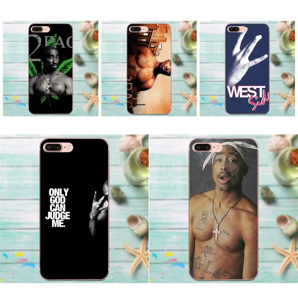 Hd Tupac Shakur 2pac для Apple iPhone 4 4S 5 5C 5S SE 6 6S 7 8 Plus X XS Max XR Мягкий ТПУ чехол мобильного