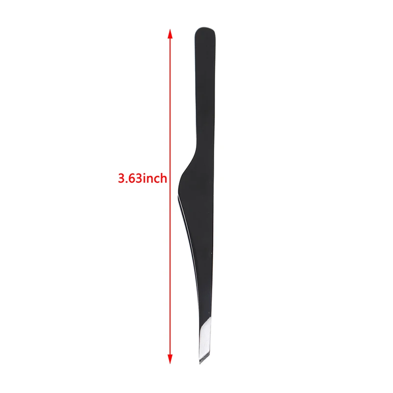 1 шт. Профессиональный пинцет для бровей черного цвета | Красота и здоровье