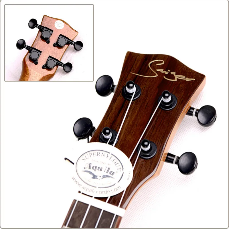 Укулеле 21 23 26 дюймов Solid Cedar Mini Электрический сопрано концертный тенор