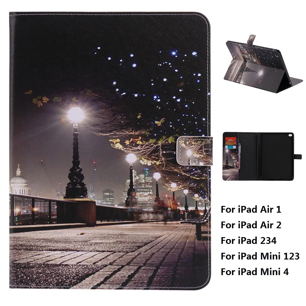 Ночь и пластиковая задняя крышка чехол для iPad Mini 1 2 3 4 Air 2017 | Компьютеры офис