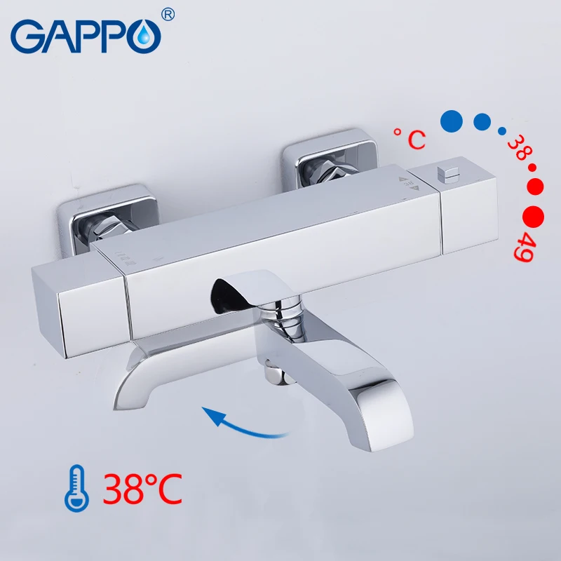 GAPPO смеситель для ванной комнаты Термостатический душа Смеситель ванны с