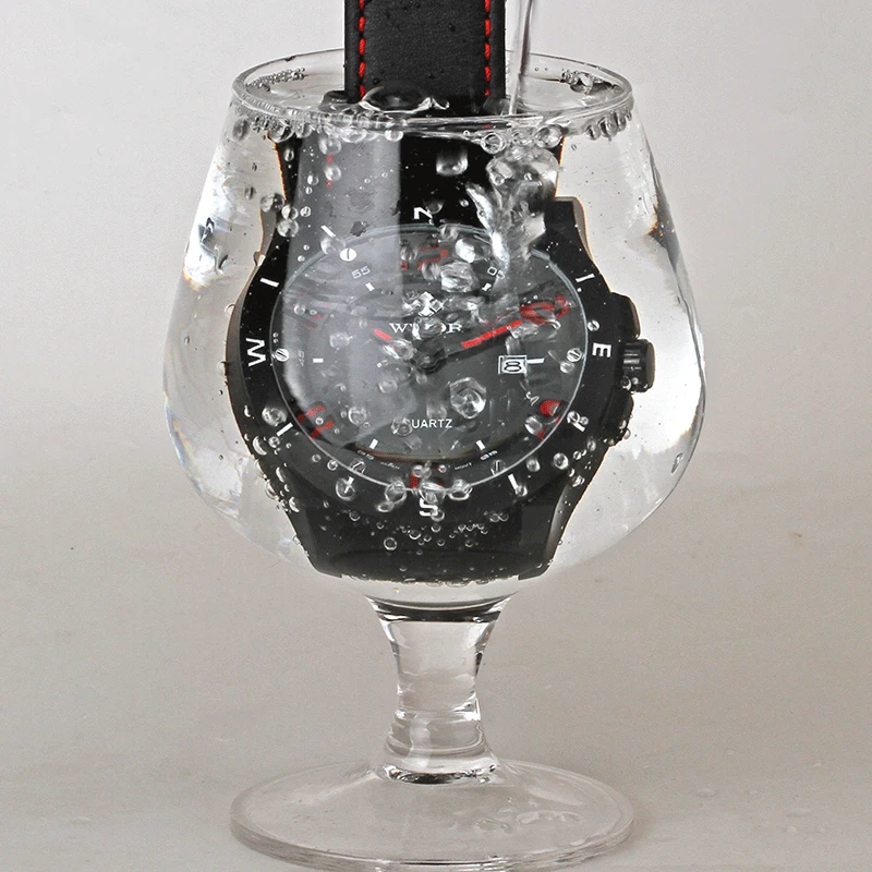 Бренд WWOOR Роскошные водонепроницаемые военные спортивные часы мужские Дата Relogio