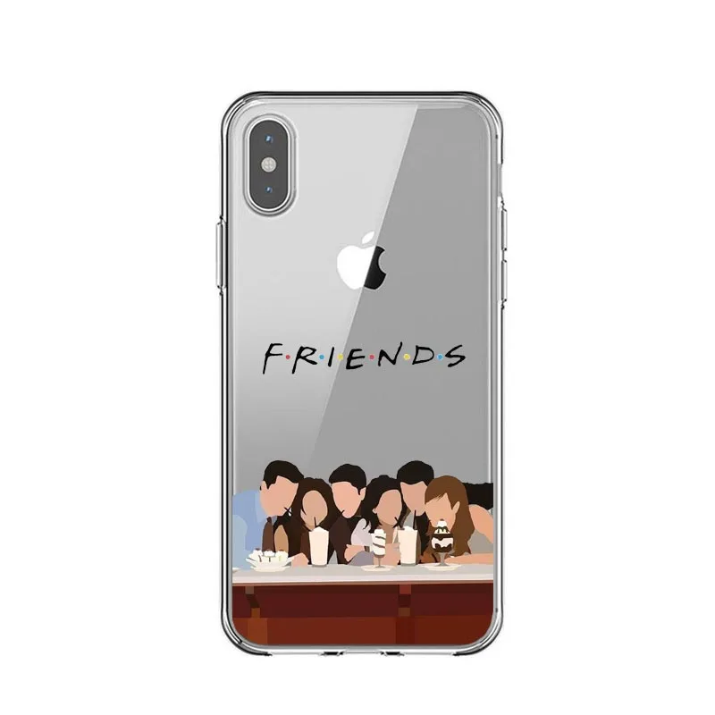 Друзья ТВ шоу чехол для iPhone 5 5S SE 6 6S 7 8 Plus центральный Perk кофе как вы doin мягкий