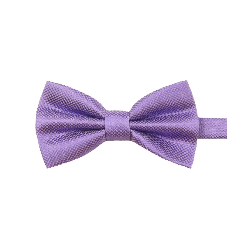 Purple Мужской галстук-бабочка Взрослый Классический Модный свадебный вечерний формальный атласный Подарочный многоцветной Регулируемый шейный галстук-бабочка Gravata зажим - Цвет: Purple