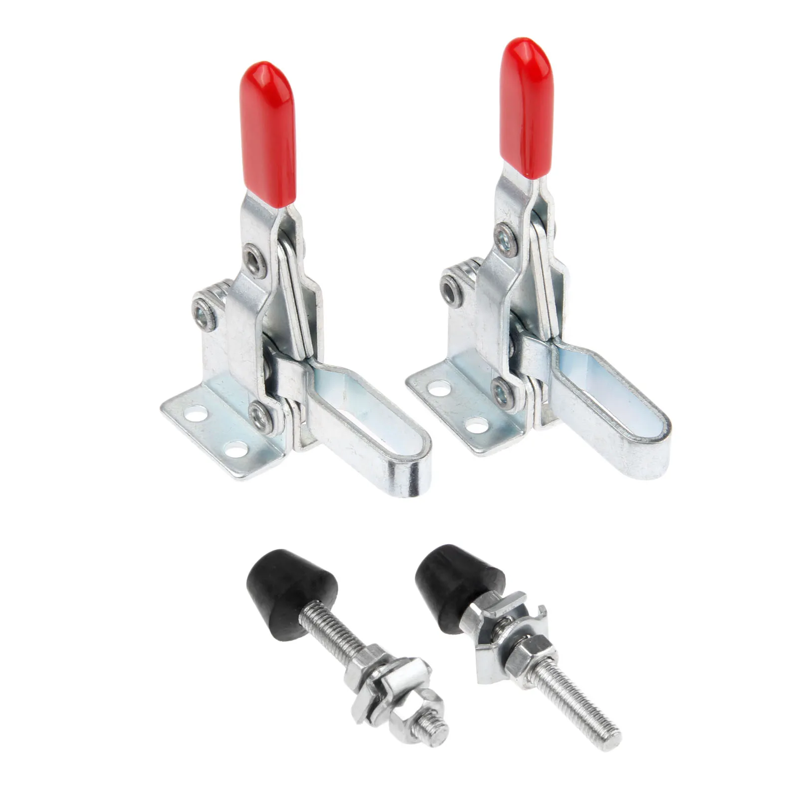 DRELD 2pcs GH-102-B Vertical Toggle Clamps Tool 100Kg/ 220 Lbs Holding Capacity Quick Release Fixture Clamp for Hand | Обустройство