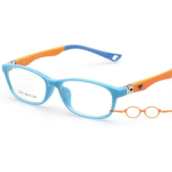 Детские оптические очки прозрачная оправа для девочек гибкая TR Oculos de Sol Infantil 8803|kids
