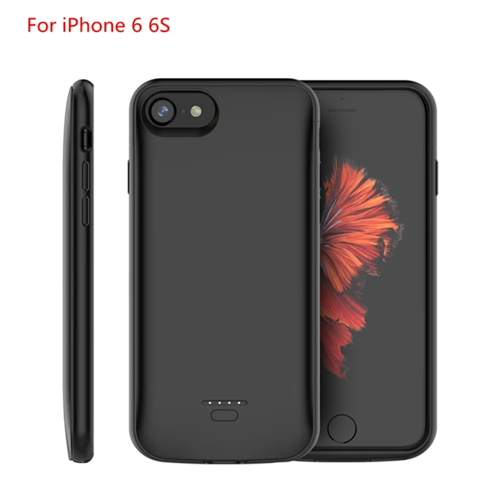 Чехол для зарядного устройства для iPhone 6, 6s, XS Max, XR, 4000 мАч, внешний аккумулятор, чехол для зарядки аккумулятора, для iPhone 7, 8 plus, SE, 5, 5S, чехол