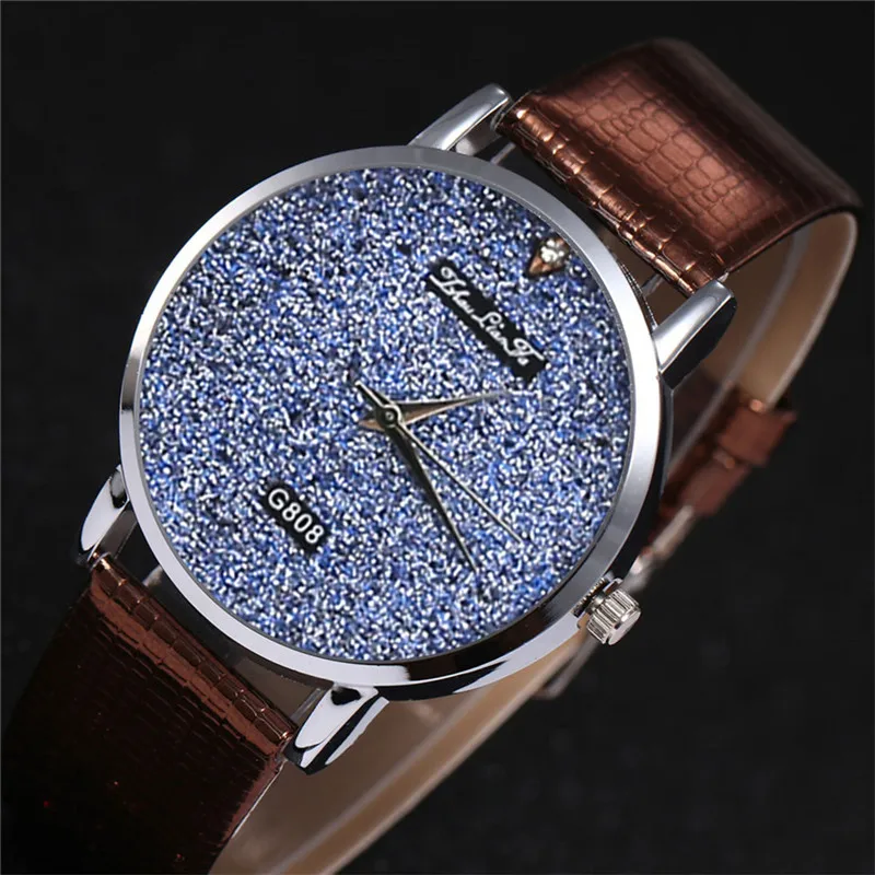 Чжоу lianfa известный бренд кварцевые женские часы Роскошные кожаные корейские