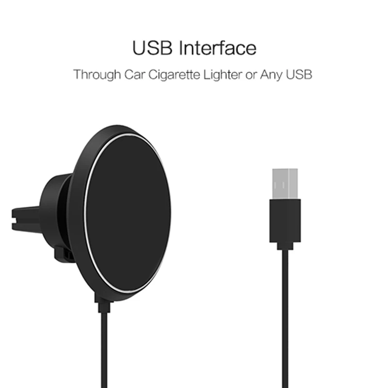 Беспроводное зарядное устройство для телефона с USB интерфейсом держатель