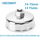 Ключ масляный Veconor 12 дюйма, квадратный, 74-75 мм