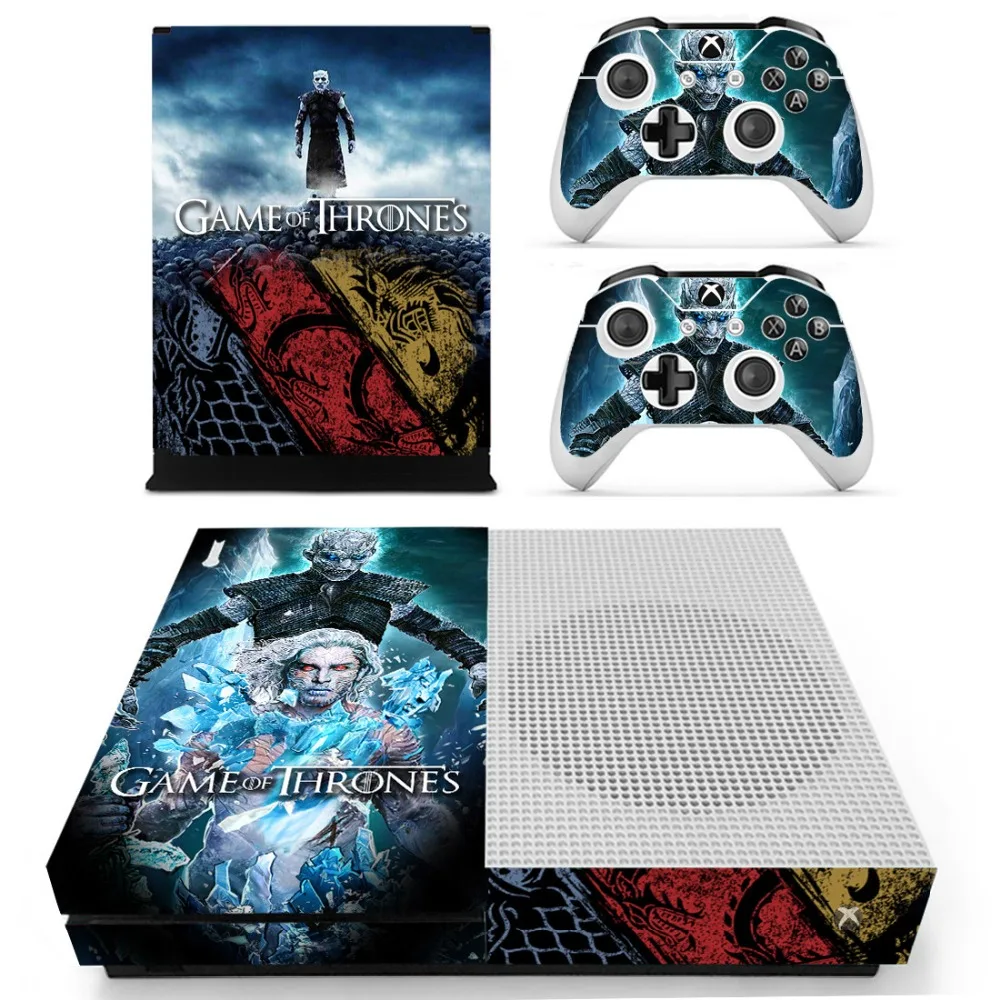 Зимняя наклейка для игры престолов Xbox One S консоль и контроллеры тонкая кожи s