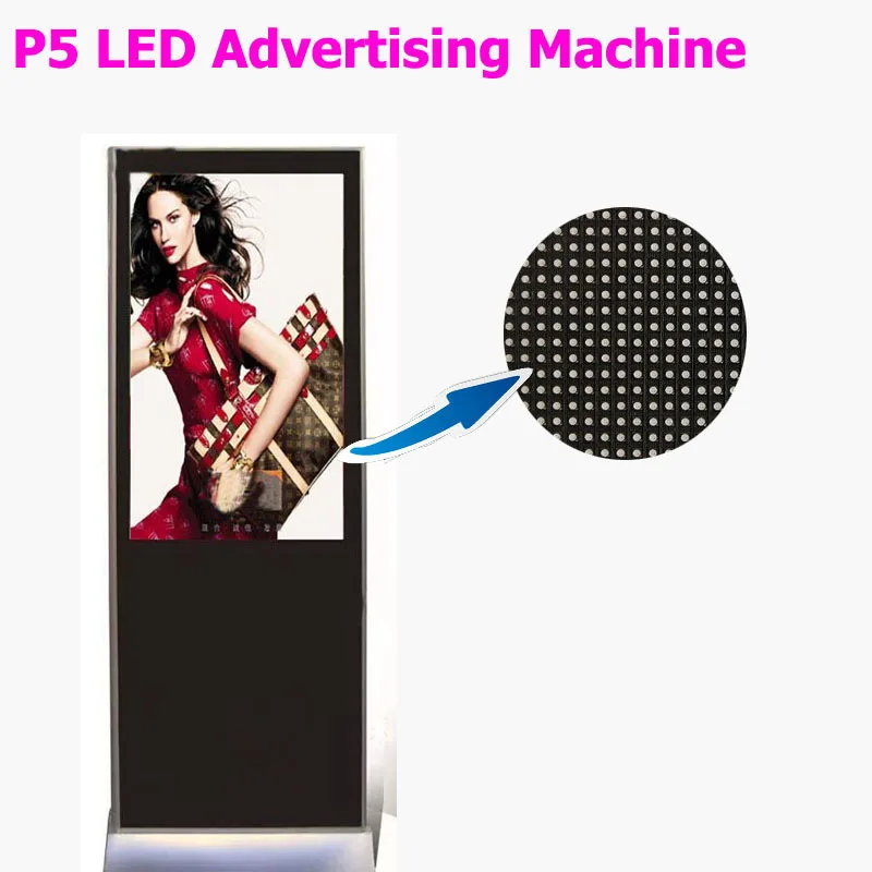 P5 светодиодная рекламная машина наружная доска p5mm 3528SMD светодиодный дисплей |