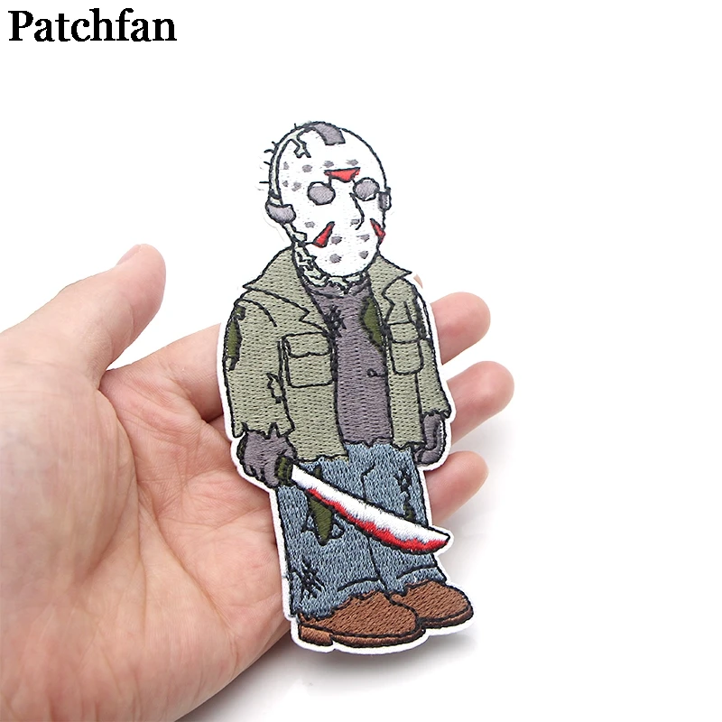 Patchfan Friday the 13th DIY Вышитые нашивки пришить УТЮГ НА одежду рюкзак шляпа украшения дома наклейки значки A2091