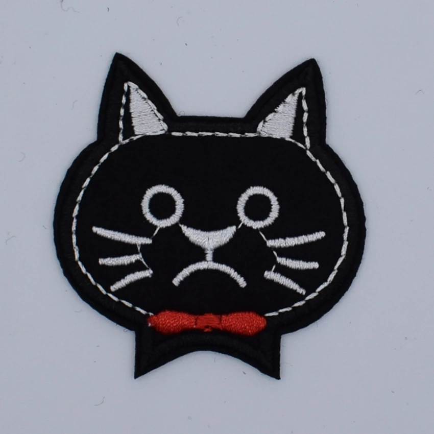 Патчи в виде скелета черепа кота забавных мультяшных животных сделай сам