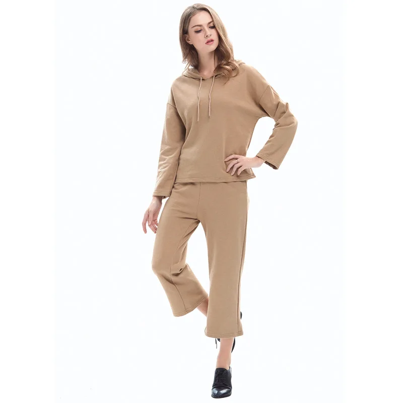 Новинка весна-осень 2020 Модный хлопковый костюм из двух предметов свитер с