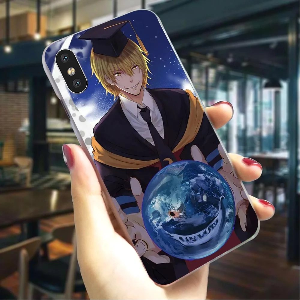 Пластиковый чехол для телефона для iPhone 7 Koro sensei чехол для iPhone 8 Plus чехол s X 7 Plus 6 6S 5S 5 Xs Max SE