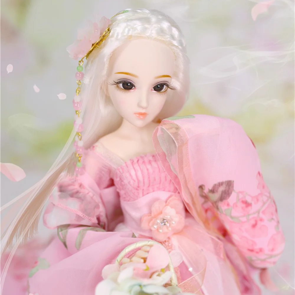 Кукла DBS 1/4 BJD молочная королева с названием весенние белые волосы механические