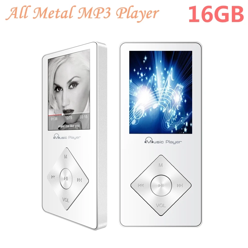 Алюминий сплав сенсорный экран 16 ГБ MP3 плеер с Встроенный динамик HIFI