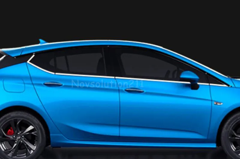 Для Opel Astra K хэтчбек 2016 2017 из нержавеющей стали украшение на нижнее окно Накладка