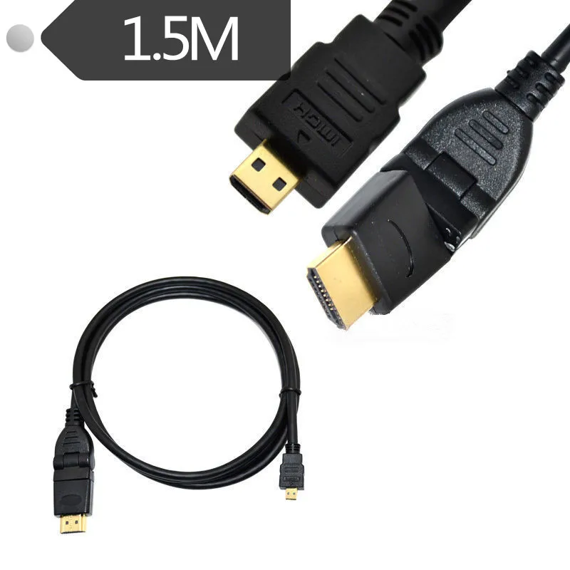 1.5FT HD 360 градусов Регулируемый поворотный Угловой Штекер Micro Мужской