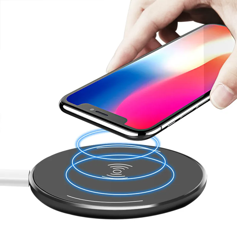 Беспроводное зарядное устройство зарядного устройства для iPhone 8 10 X samsung S7 S8 5 В/1A