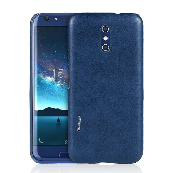 BLUE Роскошный чехол для телефона из искусственной кожи Для Doogee BL5000, Чехол Для Doogee BL5000, деловой чехол, кожаная задняя крышка - Цвет: BLUE