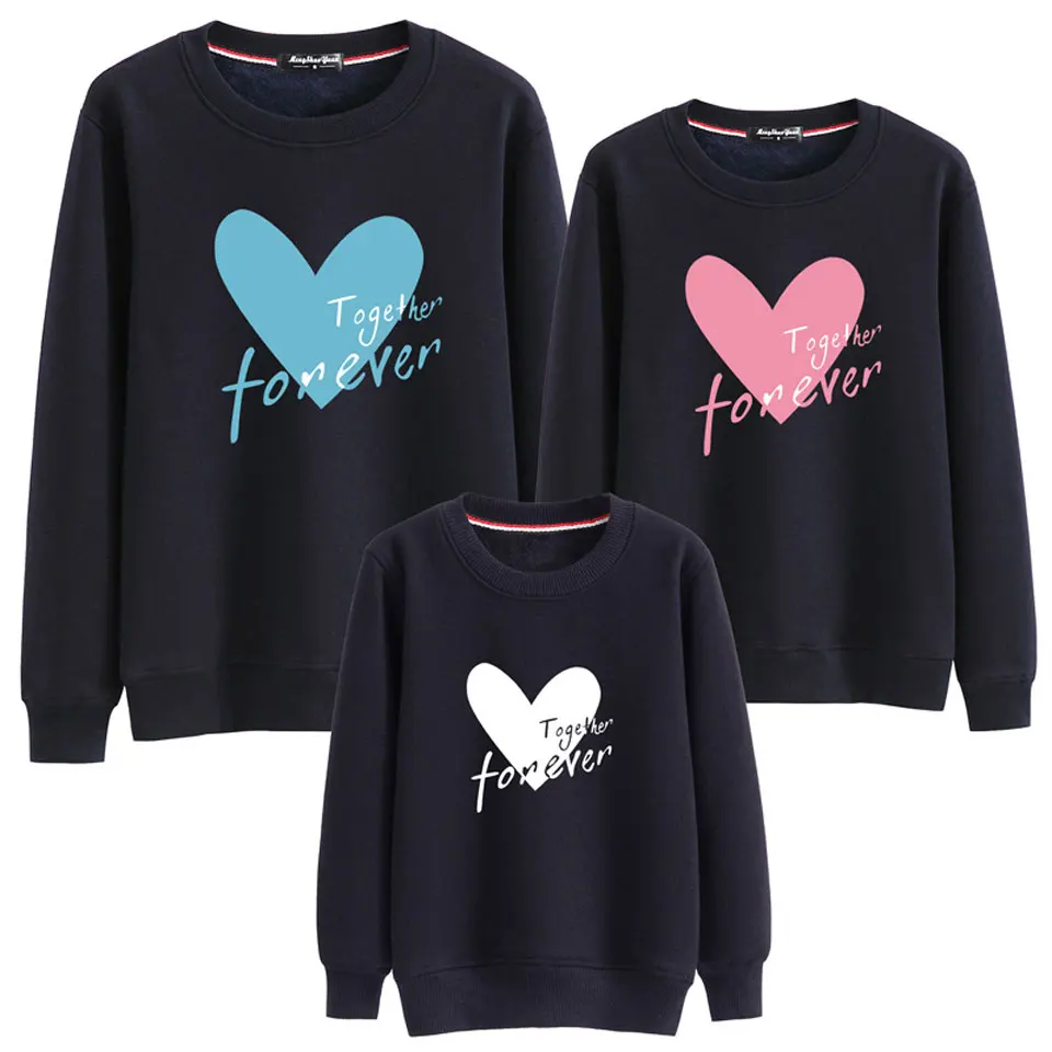 Одинаковые наряды для семьи футболки с длинными рукавами из хлопка мамы папы и