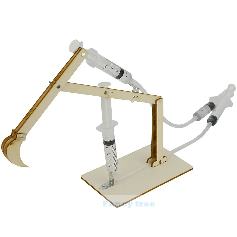 

Diy Kit 2 Channel Hydraulic Excavator Physics Fun Technology Toys School Science Project Tecnologia Experiment Steam Toys