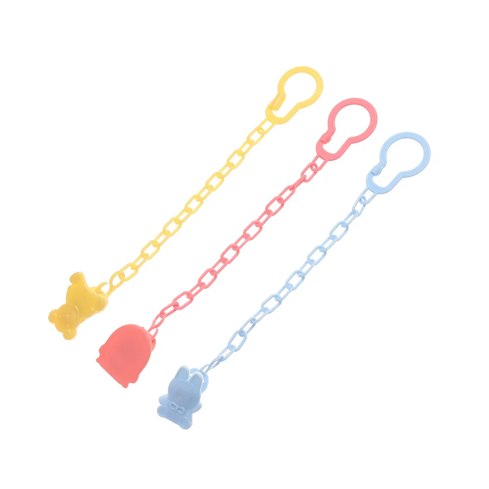 Chupete, cadena para pez&oacute;n, beb&eacute;, ni&ntilde;o peque&ntilde;o, clip de chupete falso, chupete de primavera, pinza para pezones, cadena, correa, cadena de chupete-2