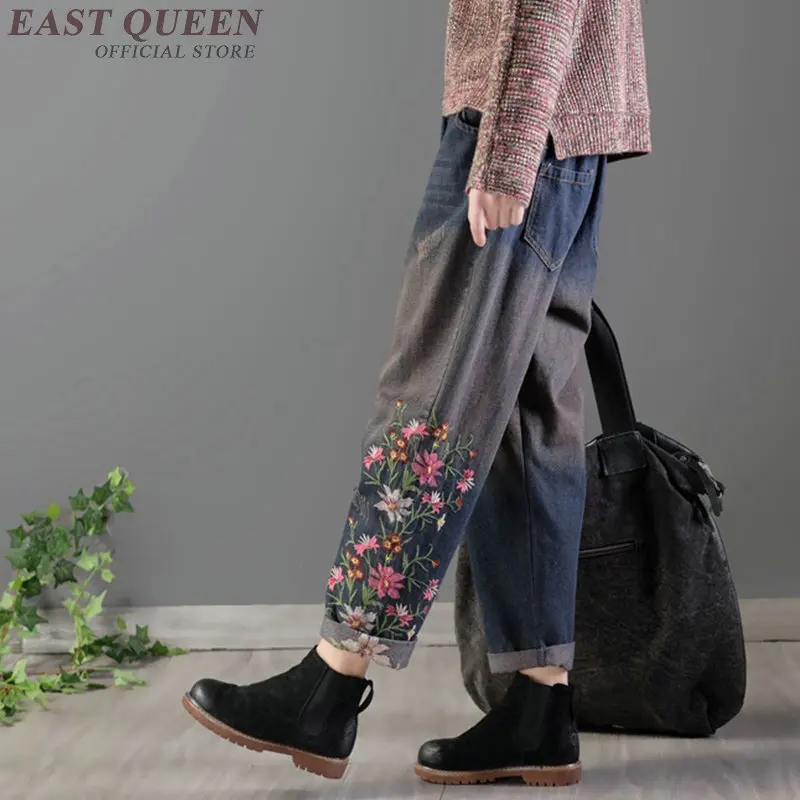 

Palazzo pants for women baggy trousers Japanese style streetwear female ladies wide leg pants woman 2018 mom jeans KK2125 Y