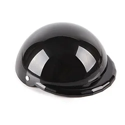 Black Мини бык рога собаки мотоциклетные шлемы для ABS шляпа для животных пластиковая защита головы Тедди собачка аксессуары Алмазная наклейка крышка для солнца - Цвет: Black