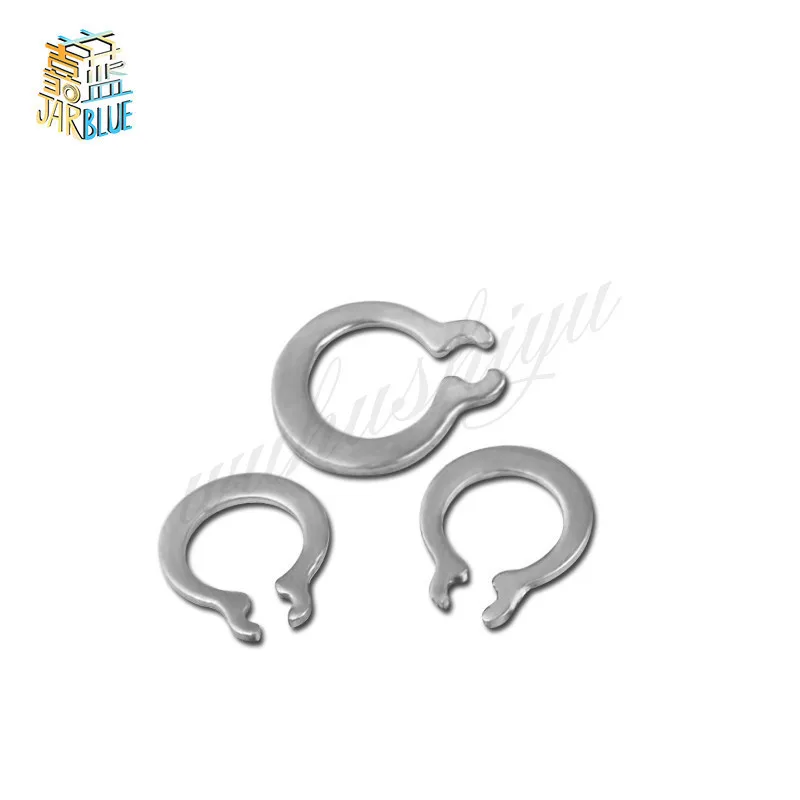 

50Pcs 3mm 4mm 5mm 6mm 8mm GB894 Gourd Type Washer 304 Stainless Steel C-type Elastic Ring External Circlip Snap Retaining Ring