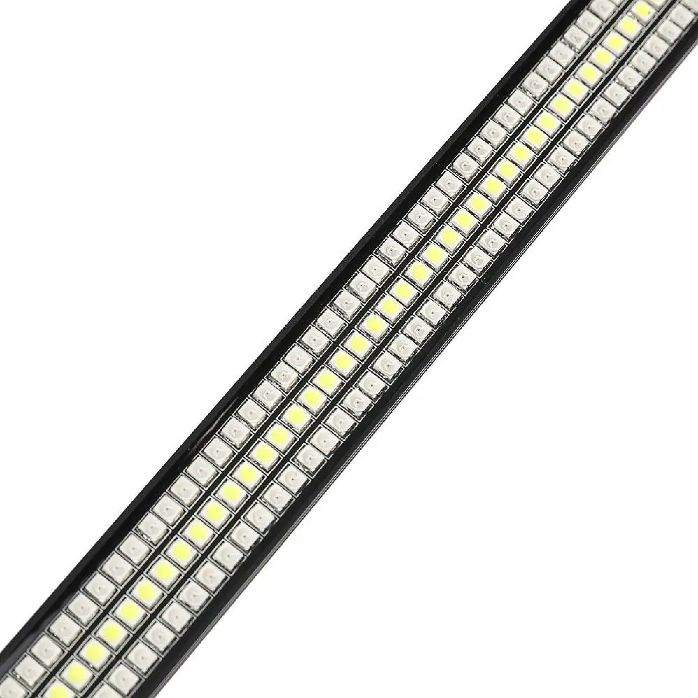 Partol 60" 3W 12V IP67 WaterproofTriple LED Tailgate Bar Sequential Turn Signal Amber Rigid Brake Light Rear Reverse Running |