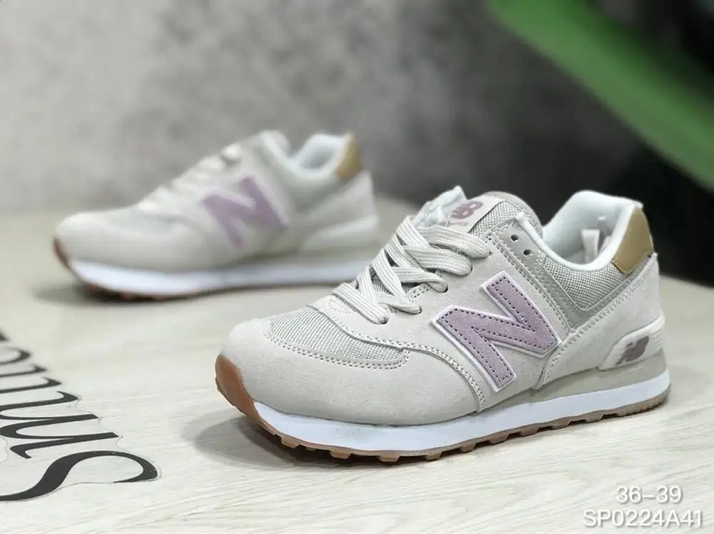2 New Balance Top Pig Eight ретро кроссовки для бега женские, дышащие Wl574vdg уличная спортивная обувь кроссовки европейские размеры 36-39 - Цвет: 2