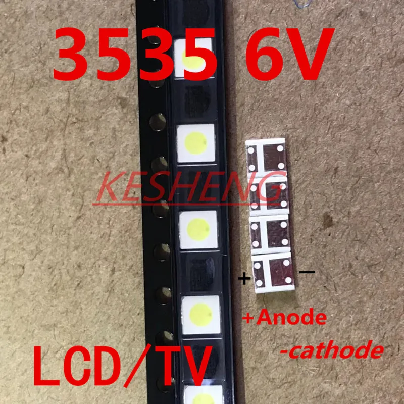 Светодиодная подсветка для телевизора 100 SMD диоды холодного белого цвета ЖК 3535 шт.