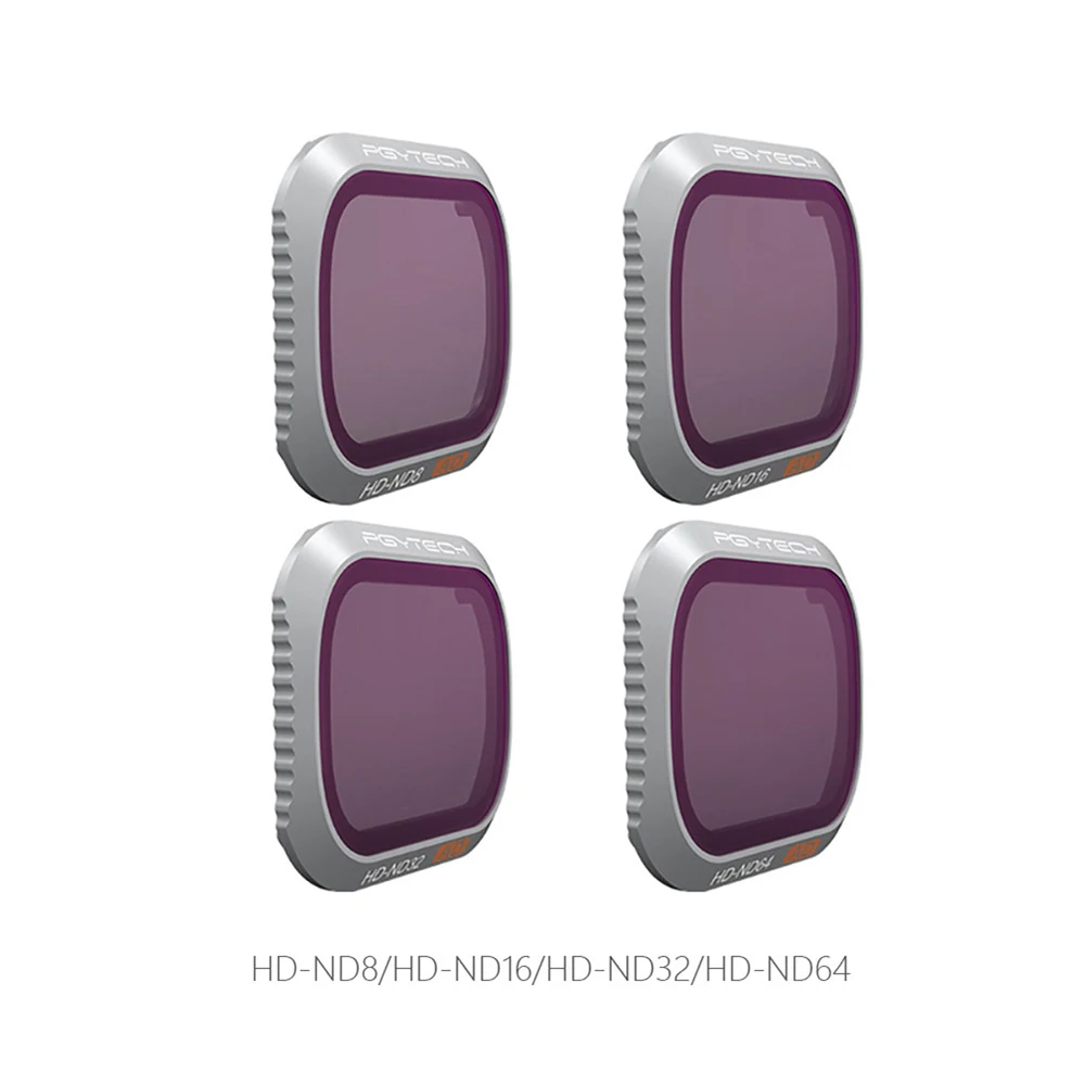 PGYTECH DJI Мавик 2 Pro Advanced фильтры Комплект ND8/ND16/ND32/ND64 ND8PL/ND16PL/ND32PL/ND64PL Камера набор