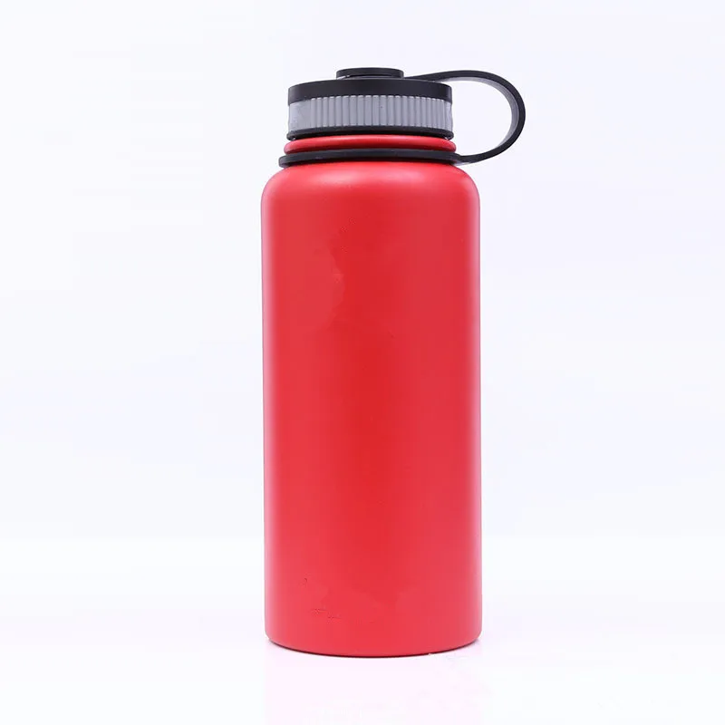 Quevinal 50 шт бутылка для воды 40oz 18oz 32 унций с вакуумной изоляцией из нержавеющей