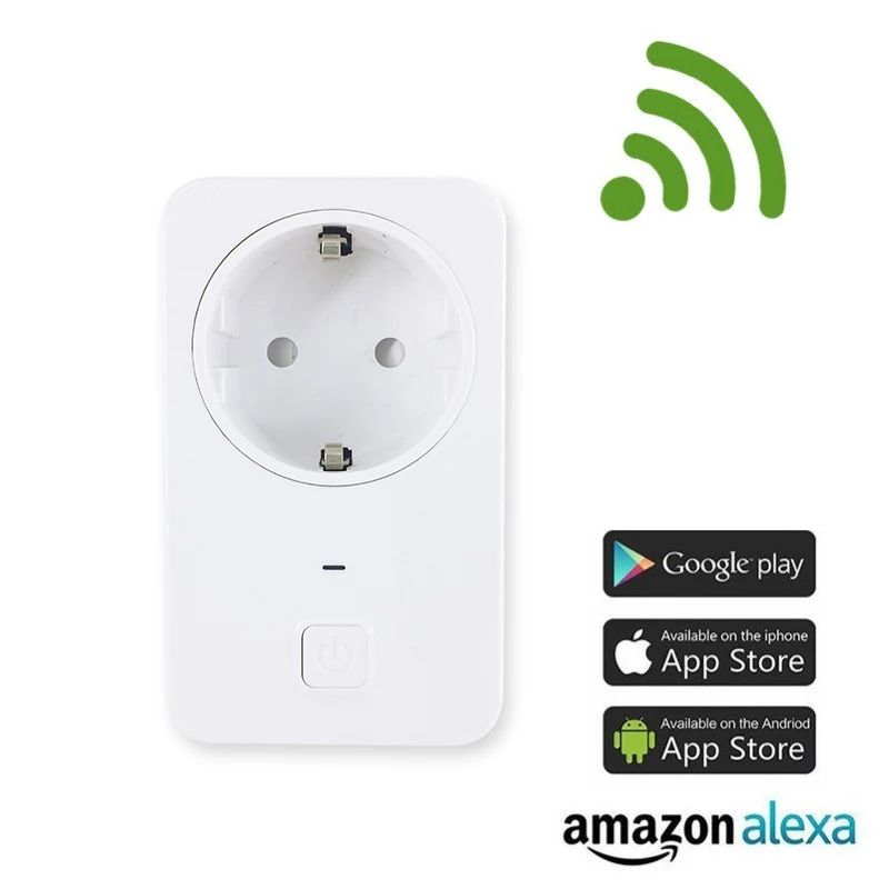 QIACHIP Smart Мощность разъем Wi Fi розетка Интеллектуальный ЕС Беспроводной удаленного
