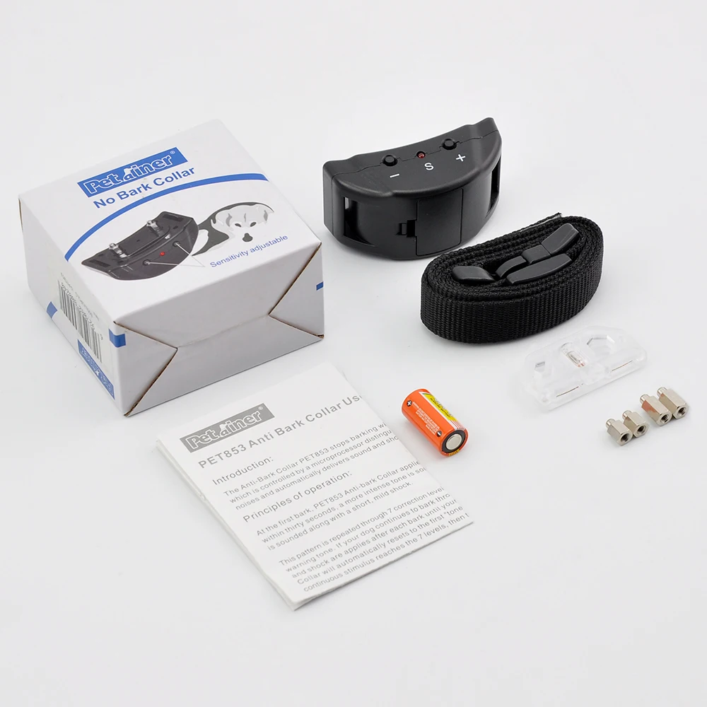 853 ошейник для тренировки собак анти кора Электрический шок 7 уровней