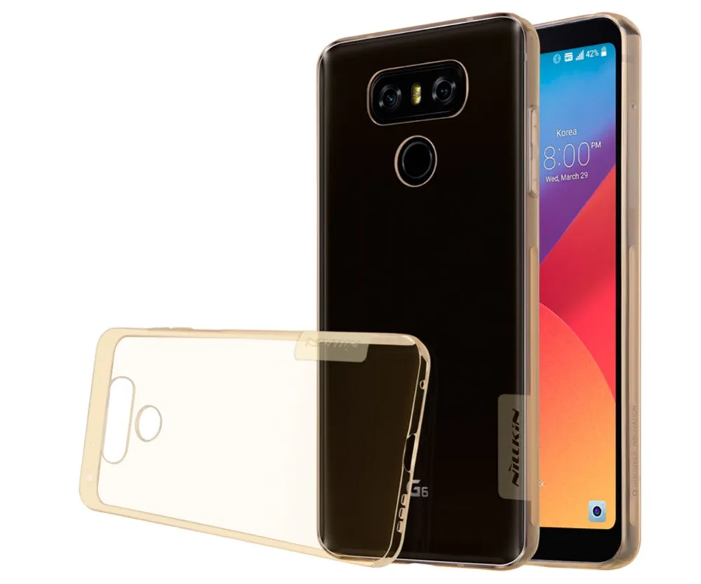 NILLKIN для lg g6 тонкий ТПУ защитный чехол мобильного телефона Нескользящие случае