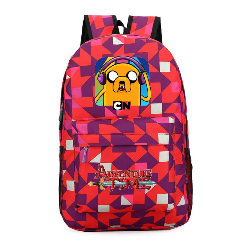 Рюкзак с изображением Финна из Adventure Time and Jake для мальчиков и девочек-подростков