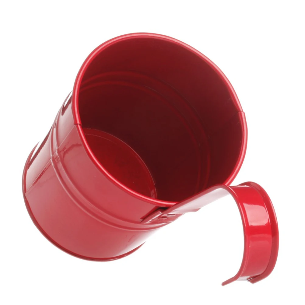 1 шт. подвесная ваза из кованого железа Цветочная бочка балконные горшки