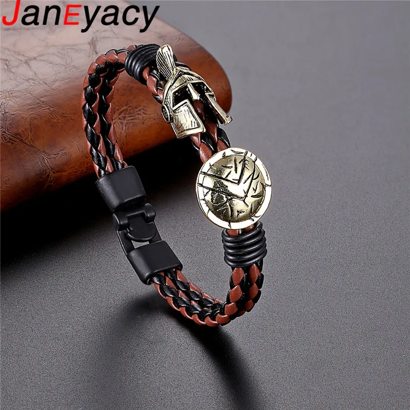 Женский и женский браслет из спартанского шлема ювелирное изделие в стиле ретро