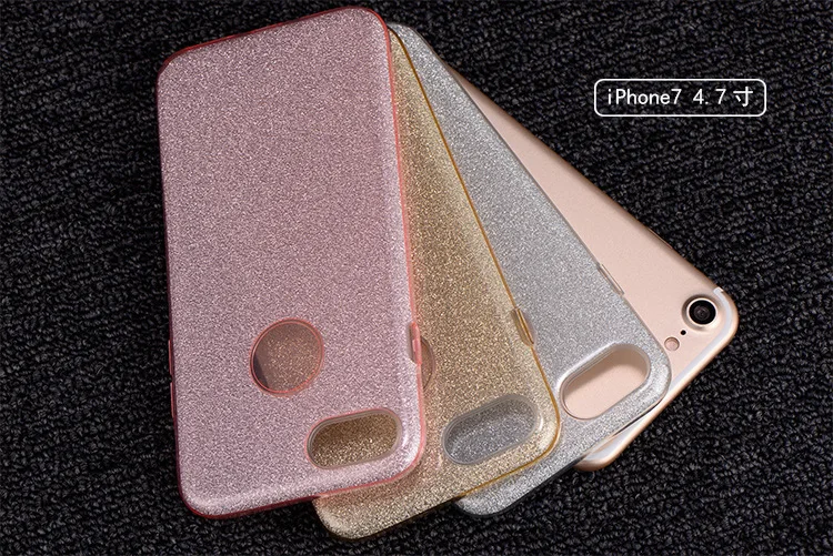 High quality For iphone7 plus three-in-one flash toner TPU + PC phone case |