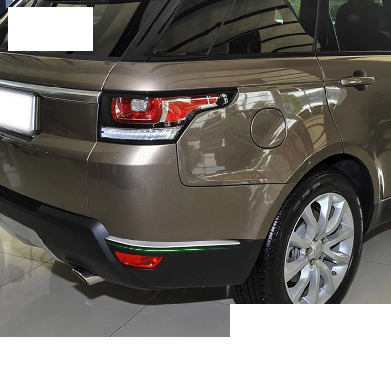 Lsrtw2017 жемчужные хромированные задние угловые планки для кузова автомобиля из АБС