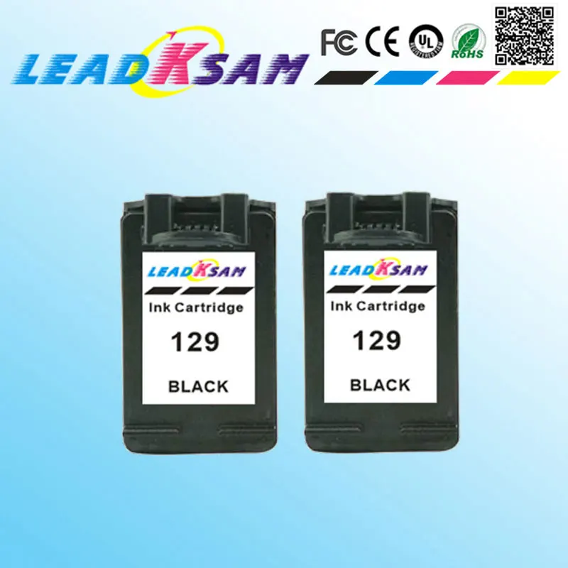 2Black 2 комплекта/4 шт. принтер картридж совместимый для hp129 135 для 129 135 C4110 C4140 C4150 C4170 C4183 C4188 C4190 C4193 - Цвет: 2Black