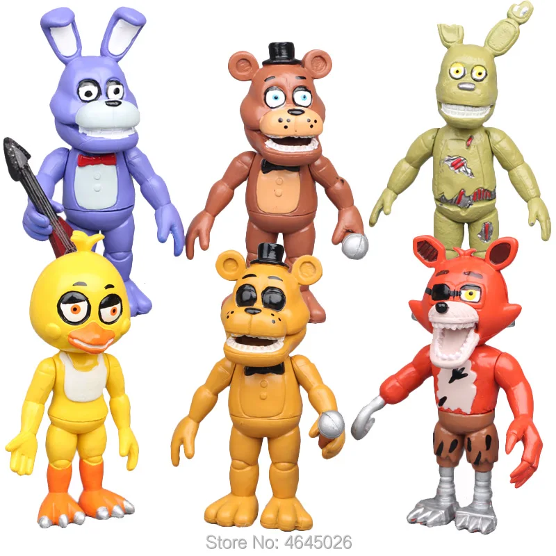 FNAF World Sister Location Five Nights At Freddy's Baby Pizza Ballora Foxy медведь Фредди эннард спрингтрап модель детские игрушки