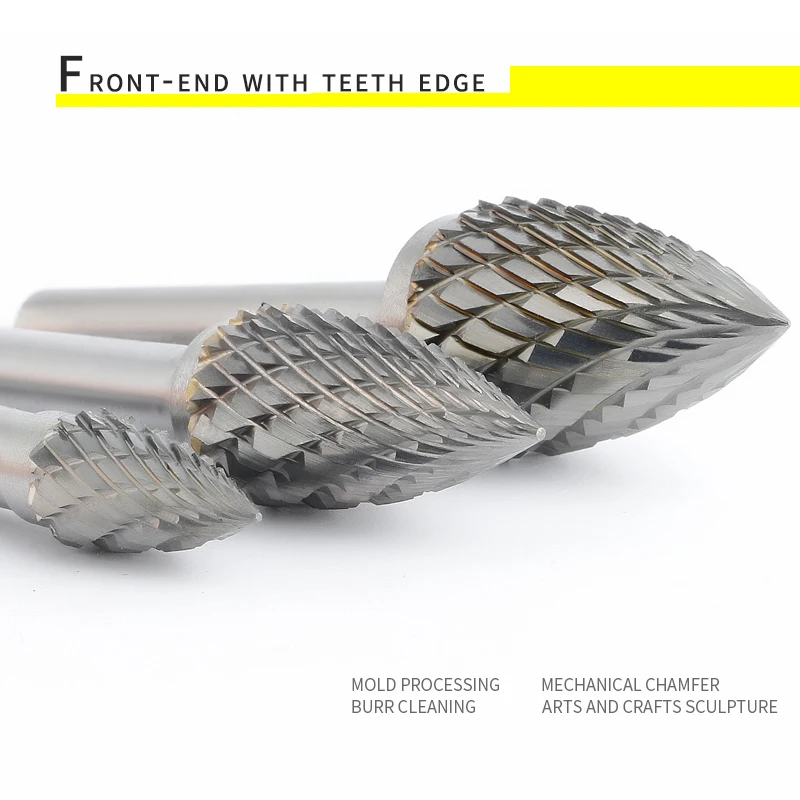Вращающаяся Вольфрамовая сталь из сплава 1 шт. острый кукурузный твердый